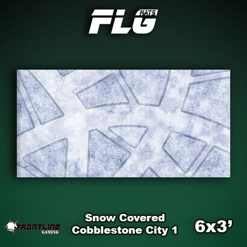 FLG Mats: Snow Covered Cobblestone City 1