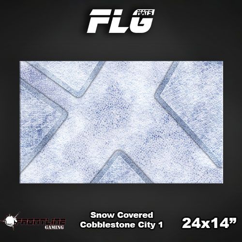 FLG Mats: Snow Covered Cobblestone City 1