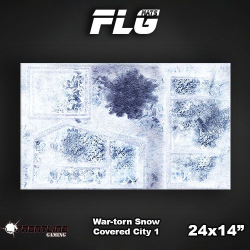 FLG Mats: War-torn Snow Covered City 1
