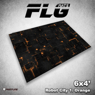 Buy orange FLG Mats: Robot City