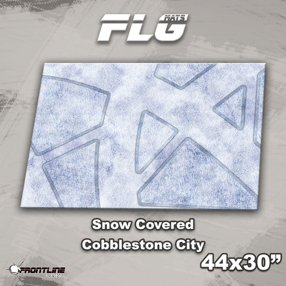FLG Mats: Snow Covered Cobblestone City 1