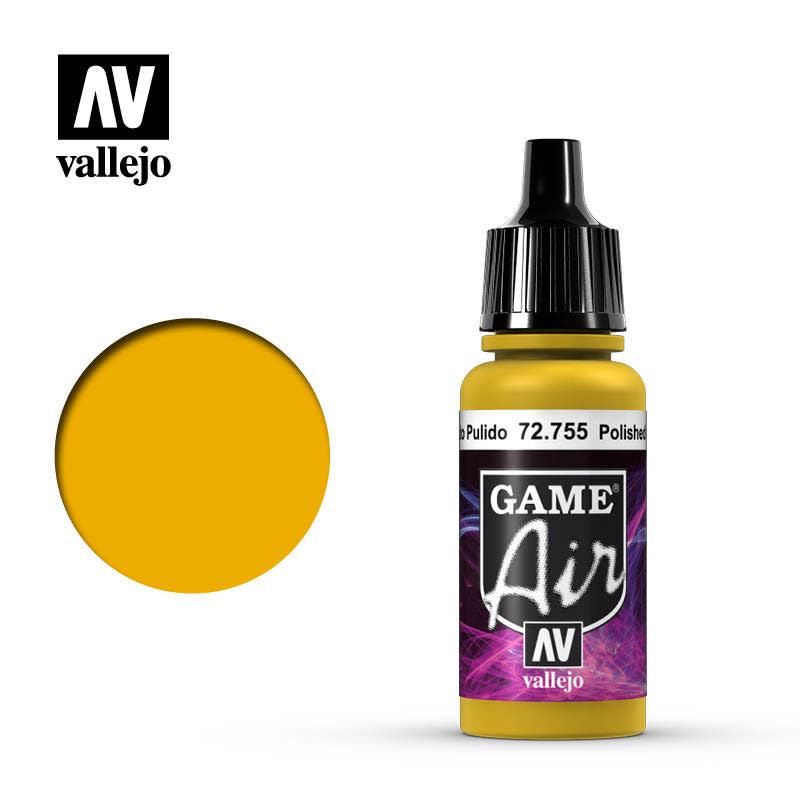 Vallejo: Game Air, Polished Gold 17 ml.