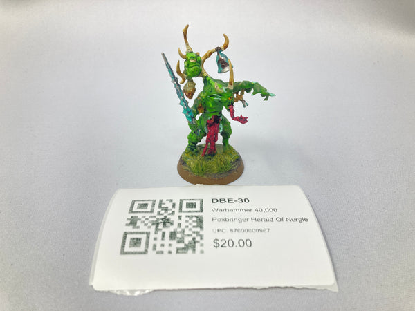Warhammer 40,000 Poxbringer Herald Of Nurgle DBE-30