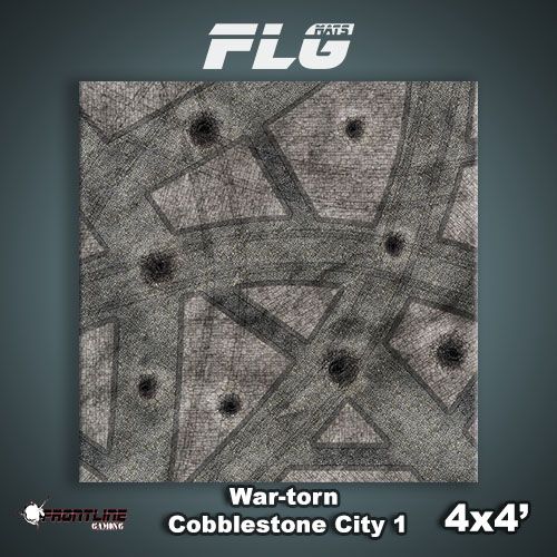 FLG Mats: War-torn Cobblestone City 1