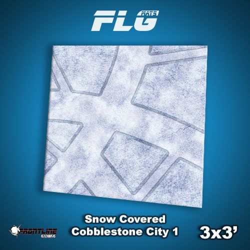 FLG Mats: Snow Covered Cobblestone City 1