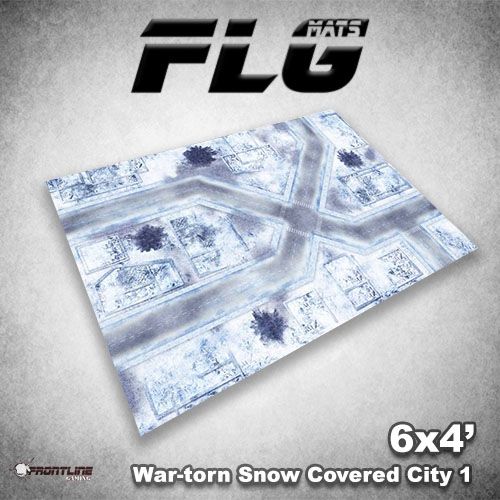 FLG Mats: War-torn Snow Covered City 1
