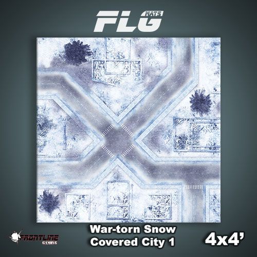 FLG Mats: War-torn Snow Covered City 1