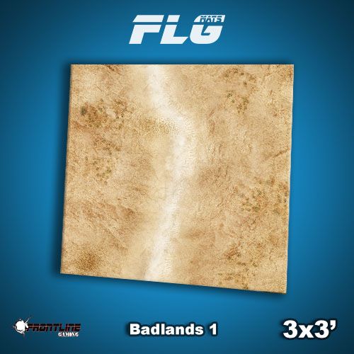 FLG Neoprene Gaming Mats: Badlands 1