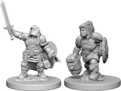 D&D Minis: Wave 3- Dwarf Female Paladin