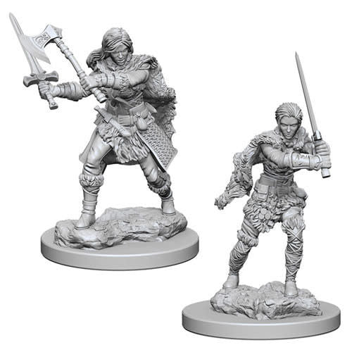 D&D Minis: Wave 1- Human Female Barbarian