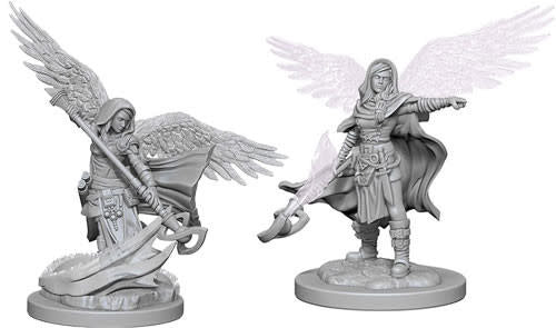 D&D Minis: Nolzur`s Marvelous Unpainted Miniatures, W4 Aasimar Female Wizard