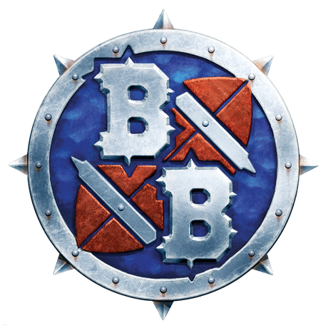 Blood Bowl logo on transparent background