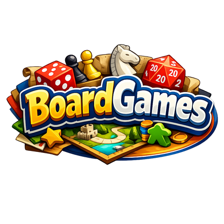 Board Games logo on transparent background