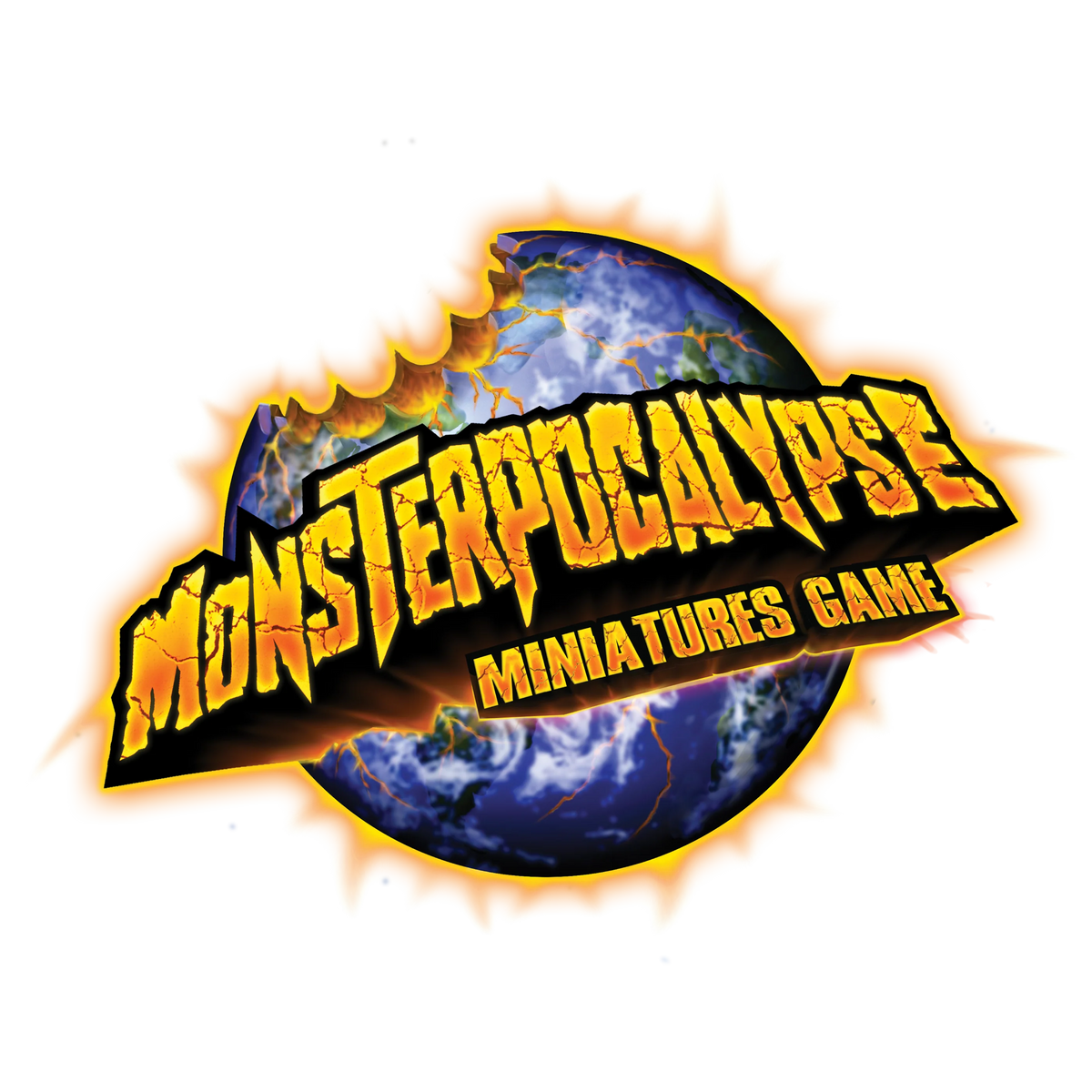 Monsterpocalypse logo on transparent background