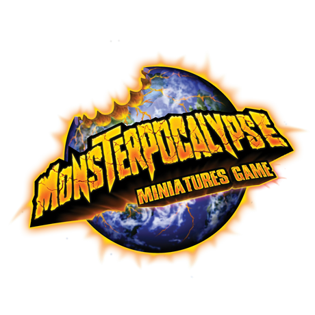 Monsterpocalypse logo on transparent background