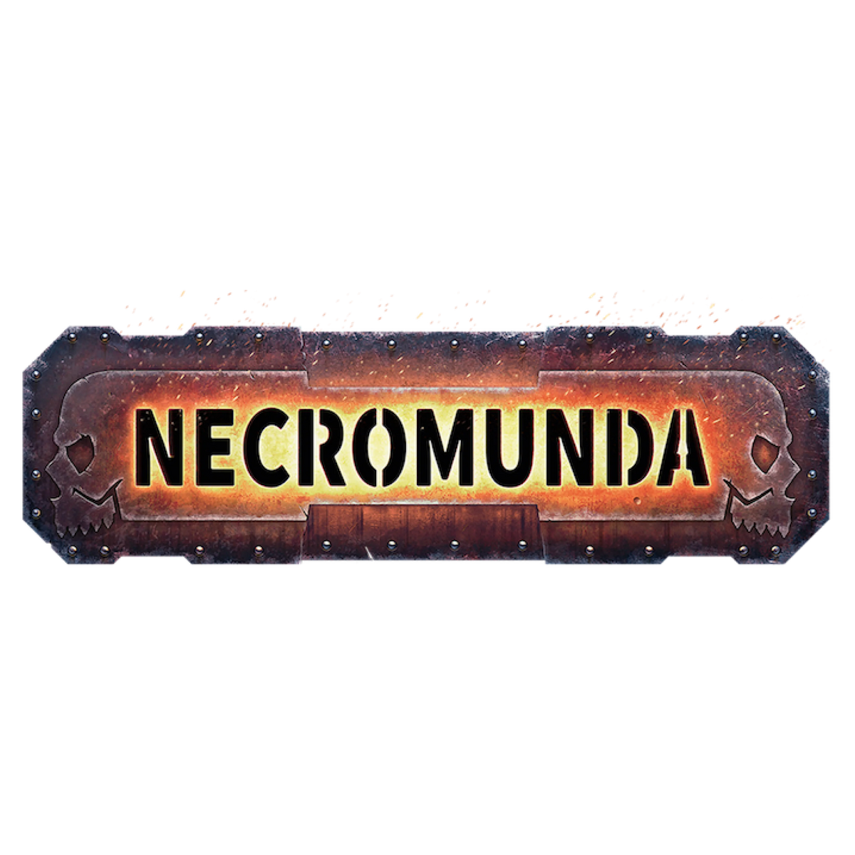 Necromunda logo on transparent background.
