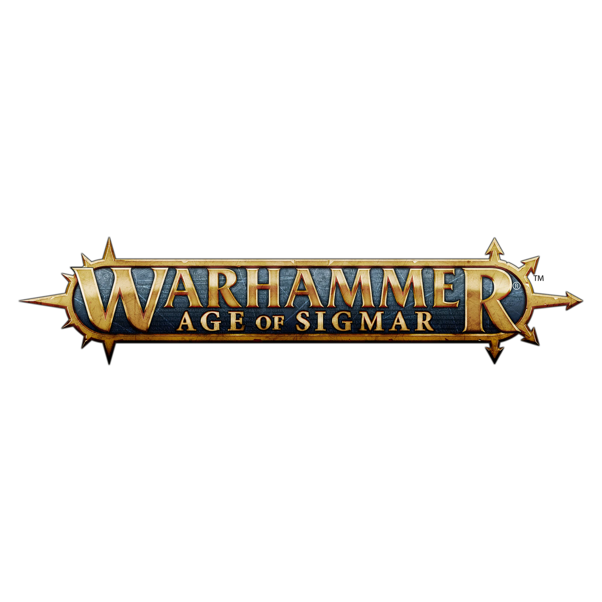 Warhammerm Age of Sigmar logo on transparent background