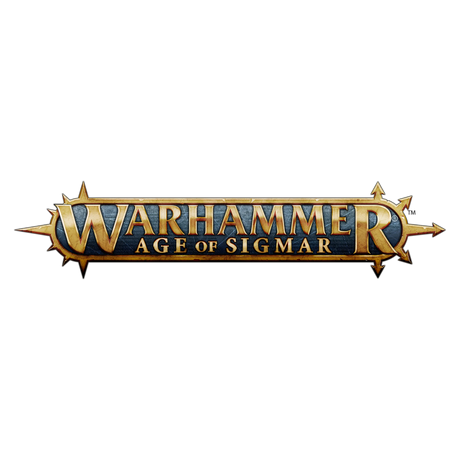 Warhammerm Age of Sigmar logo on transparent background