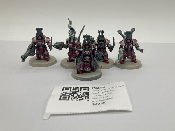 Warhammer 40,000 Scarab Occult Terminators FGZ-26