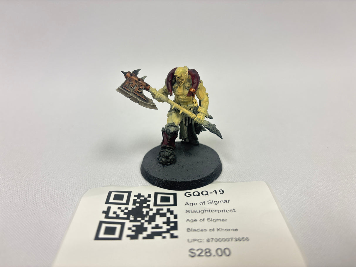 Age of Sigmar Slaughterpriest GQQ-19