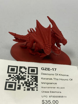 Daemons Of Khorne: Karanak The Hound Of Vengeance GZE-17