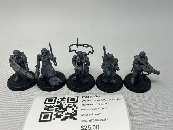 Warhammer 40,000 Cadian Command Squad FMK-24