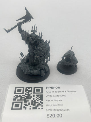 Age of Sigmar Killaboss With Stab-Grot FPB-08