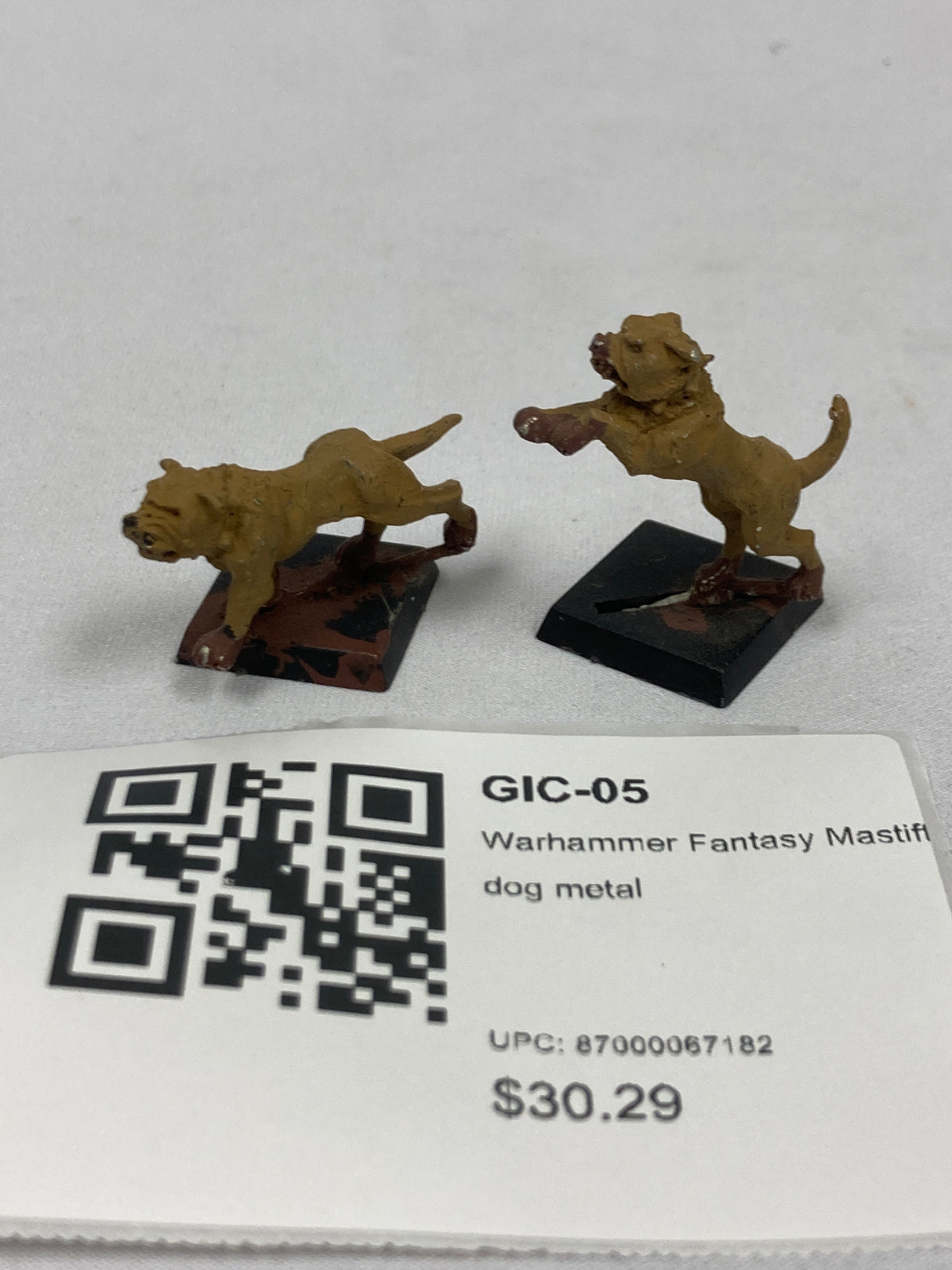 Warhammer Fantasy Mastiff dog metal GIC-05