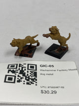 Warhammer Fantasy Mastiff dog metal GIC-05