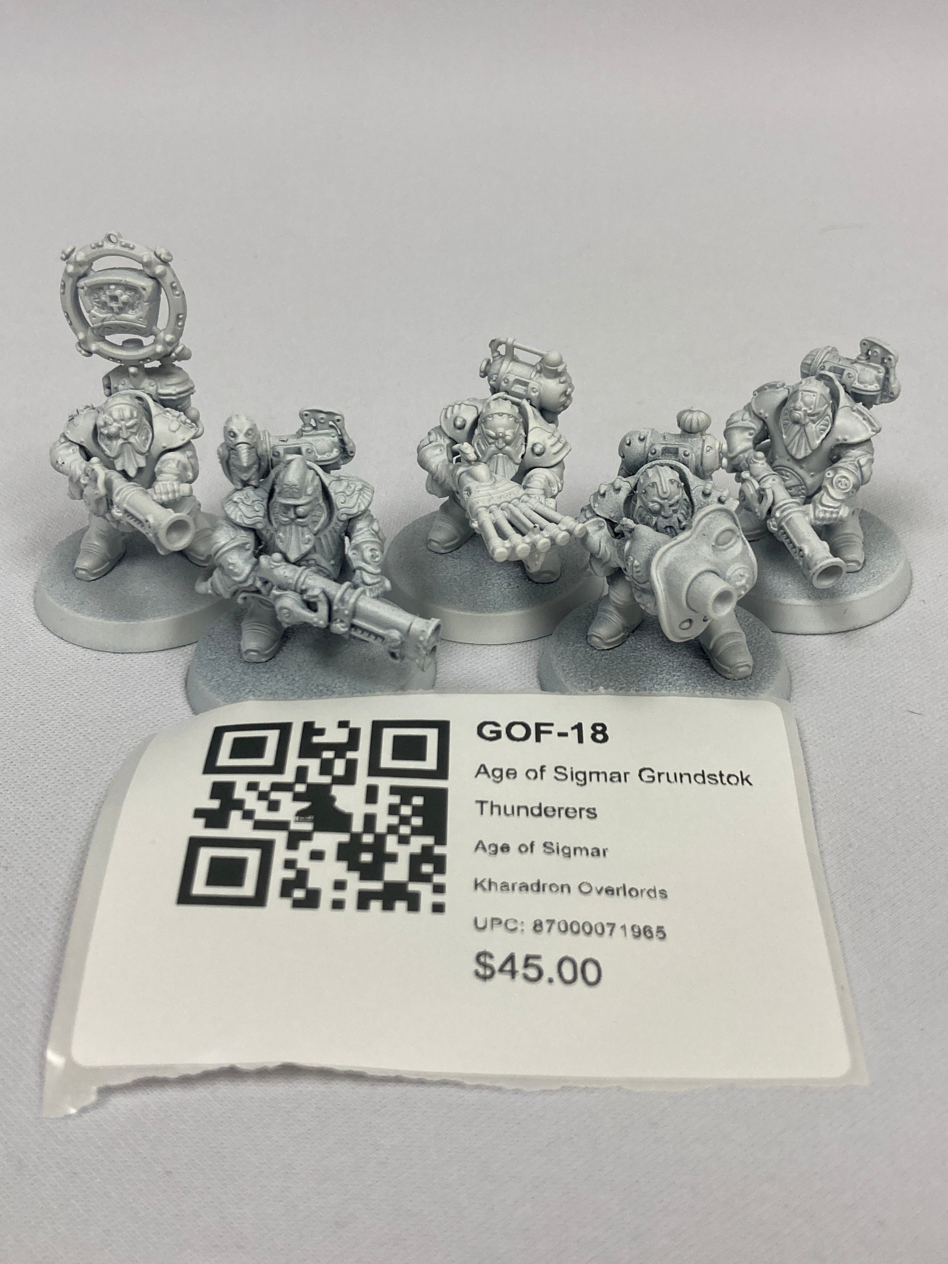 Age of Sigmar Grundstok Thunderers GOF-18