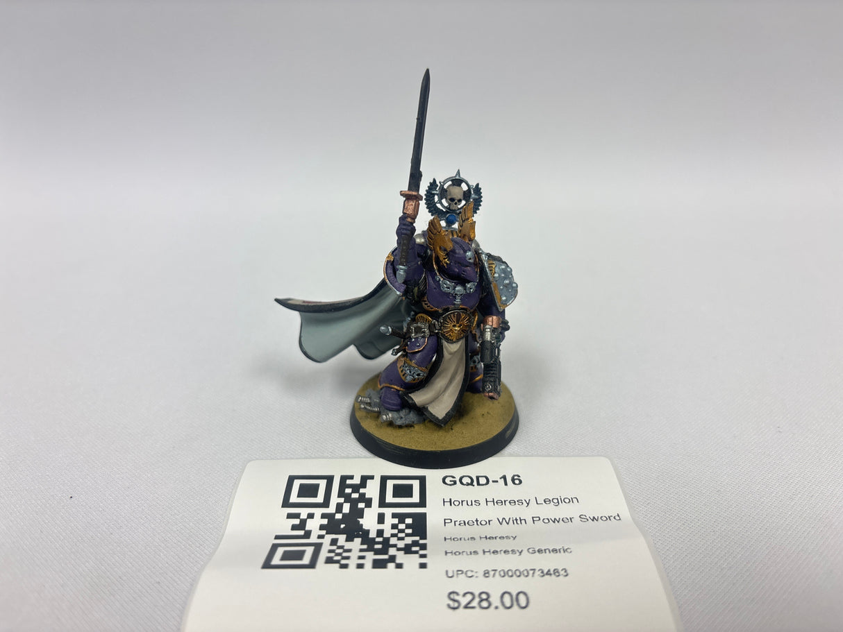 Horus Heresy Legion Praetor With Power Sword GQD-16