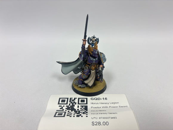 Horus Heresy Legion Praetor With Power Sword GQD-16