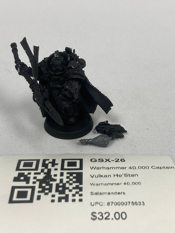 Warhammer 40,000 Captain Vulkan He’Stan GSX-26