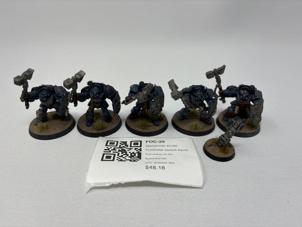 Warhammer 40,000 Terminator Assault Squad FOC-26