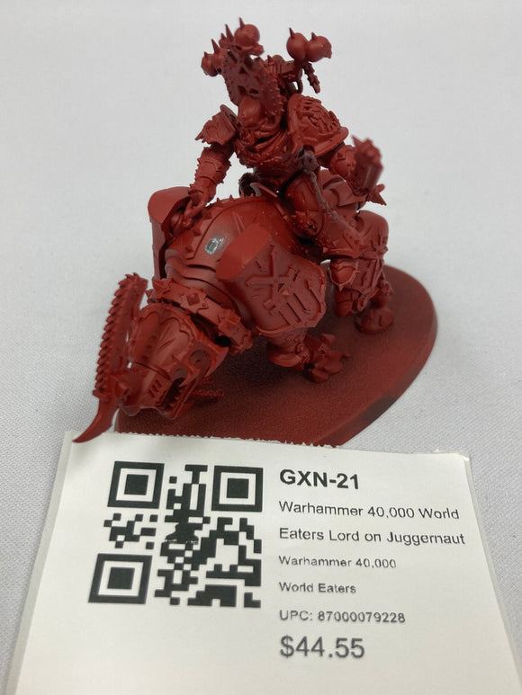 Warhammer 40,000 World Eaters Lord on Juggernaut GXN-21