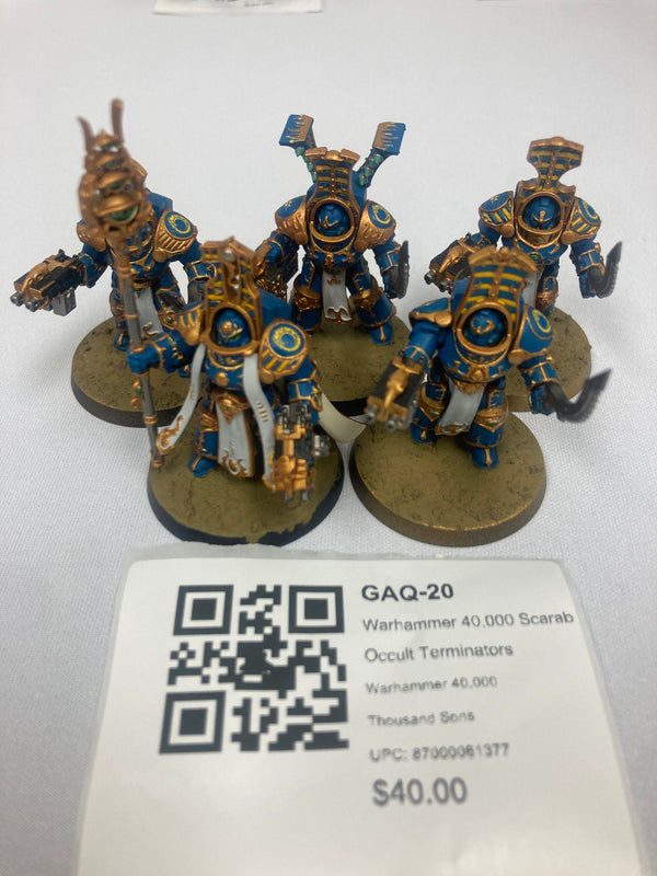 Warhammer 40,000 Scarab Occult Terminators GAQ-20