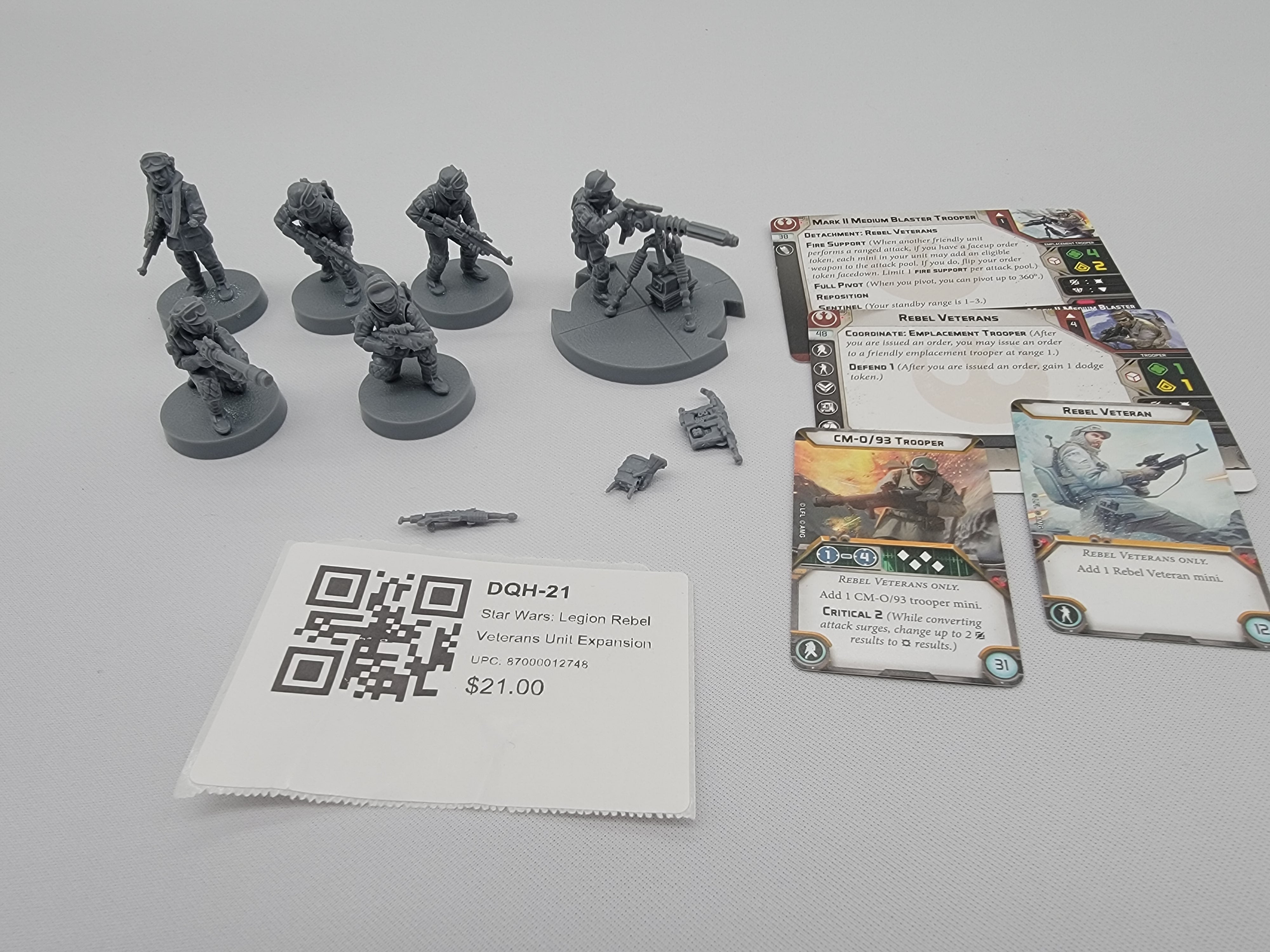 Star Wars: Legion Rebel Veterans Unit Expansion DQH-21