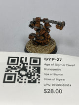 Age of Sigmar Dwarf Runesmith GYP-27