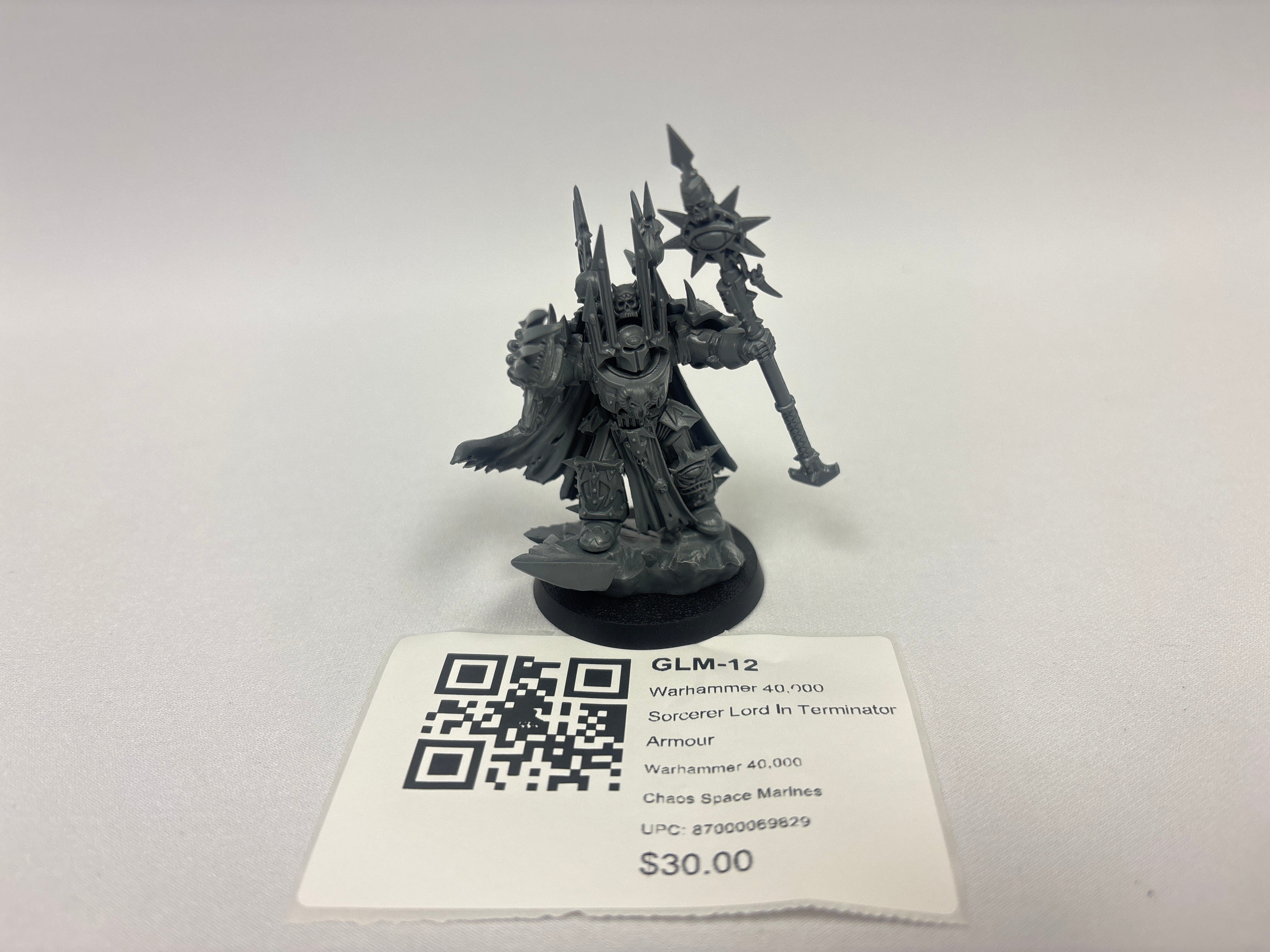 Warhammer 40,000 Sorcerer Lord In Terminator Armour GLM-12