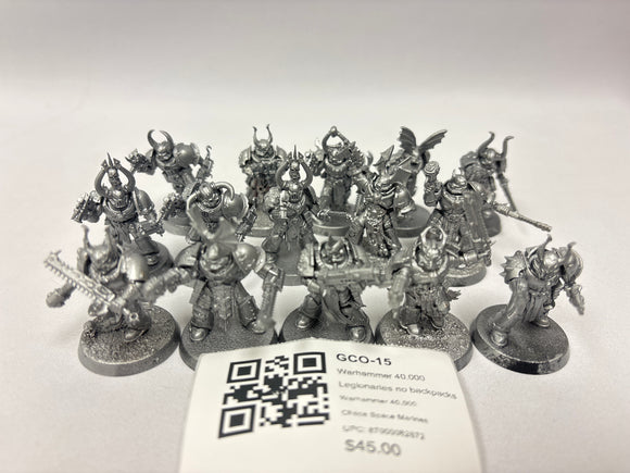 Warhammer 40,000 Legionaries no backpacks GCO-15