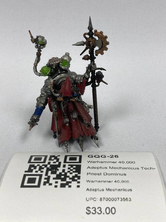 Warhammer 40,000 Adeptus Mechanicus Tech-Priest Dominus GQG-26