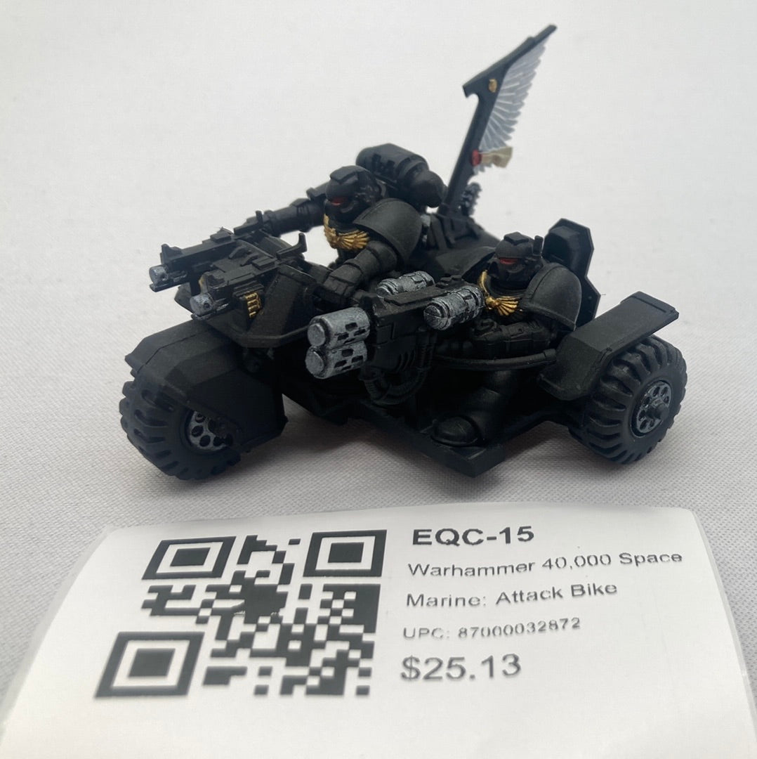 Warhammer 40,000 Space Marine: Attack Bike EQC-15
