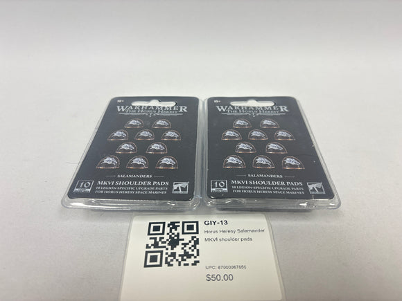 Horus Heresy Salamander MKVI shoulder pads GIY-13