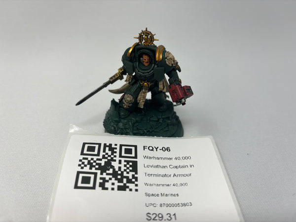 Warhammer 40,000 Leviathan Captain in Terminator Armour FQY-06