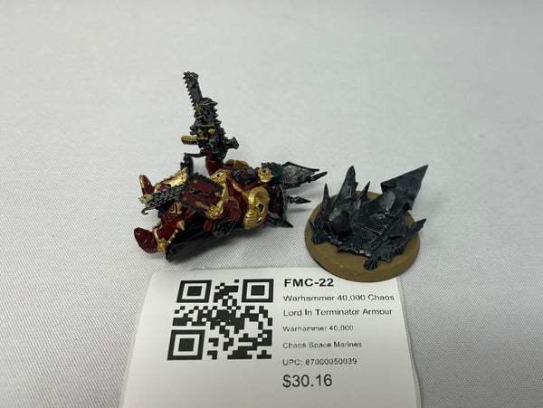 Warhammer 40,000 Chaos Lord In Terminator Armour FMC-22