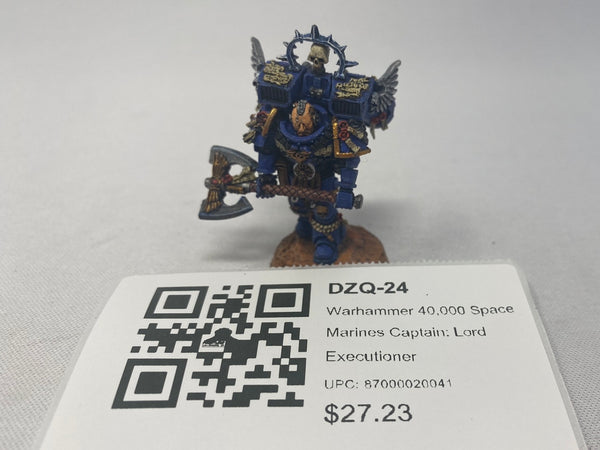 Warhammer 40,000 Space Marines Captain: Lord Executioner DZQ-24
