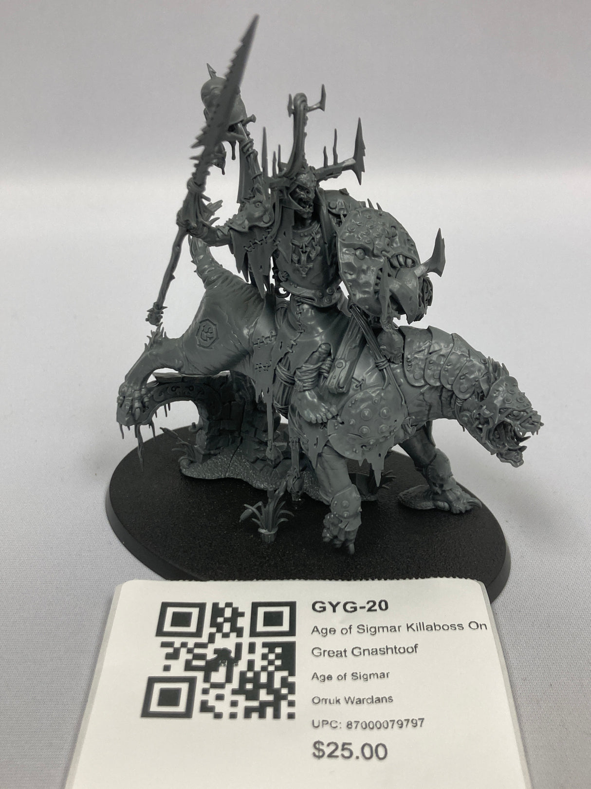 Age of Sigmar Killaboss On Great Gnashtoof GYG-20
