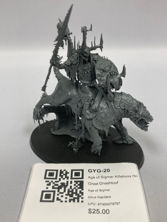 Age of Sigmar Killaboss On Great Gnashtoof GYG-20