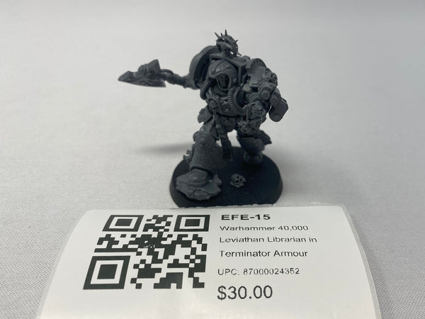 Warhammer 40,000 Leviathan Librarian in Terminator Armour EFE-15