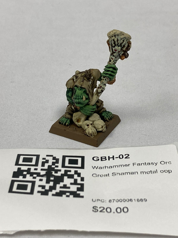 Warhammer Fantasy Orc Great Shaman metal oop GBH-02